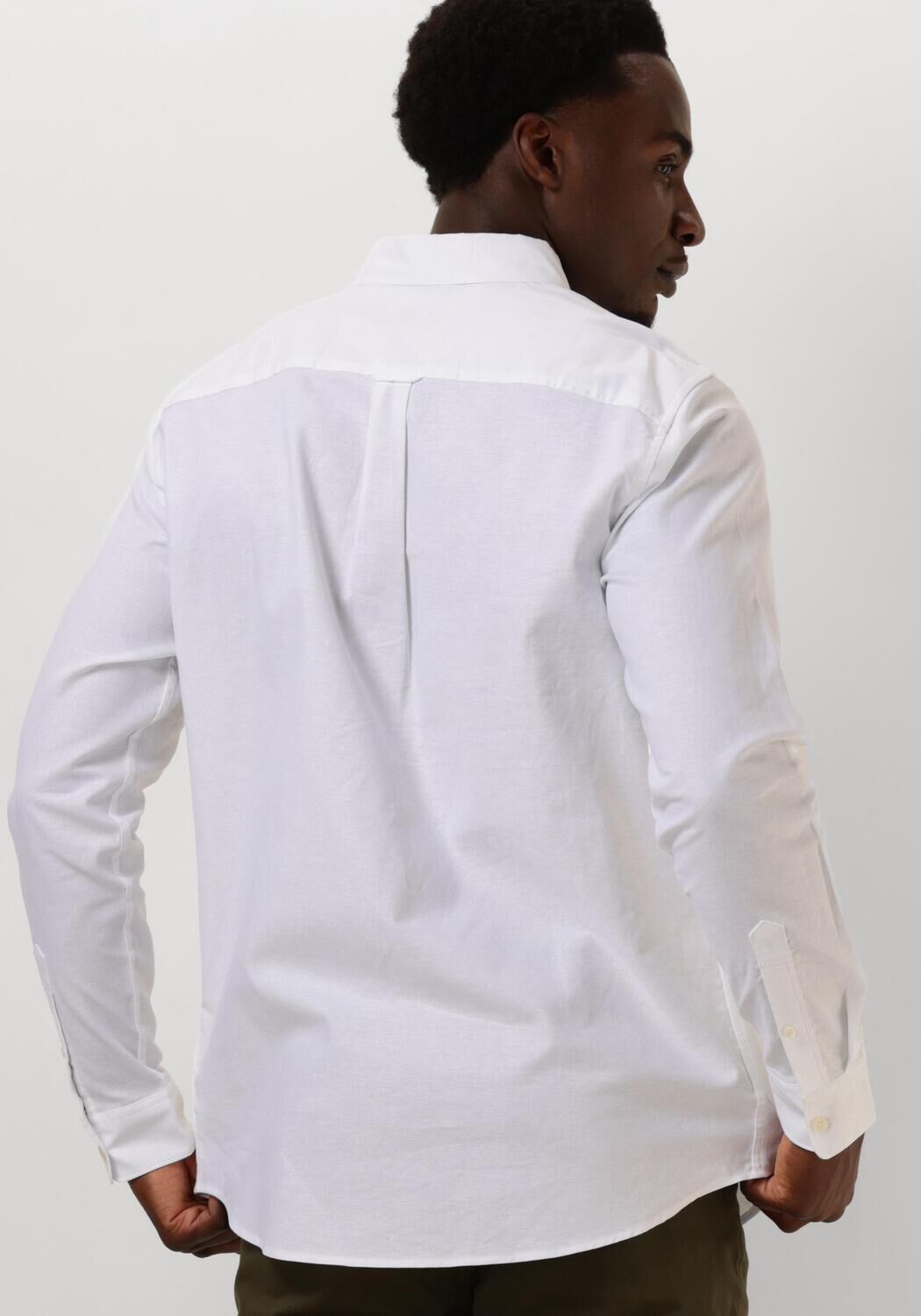 SCOTCH & SODA Heren Overhemden Oxford Solid Wit