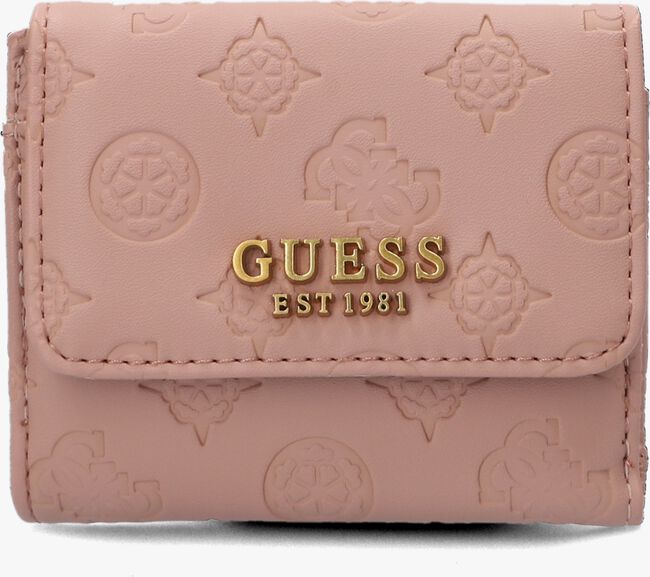 Beige GUESS Portemonnee ZANELLE SLG CARD & COIN PURSE - large
