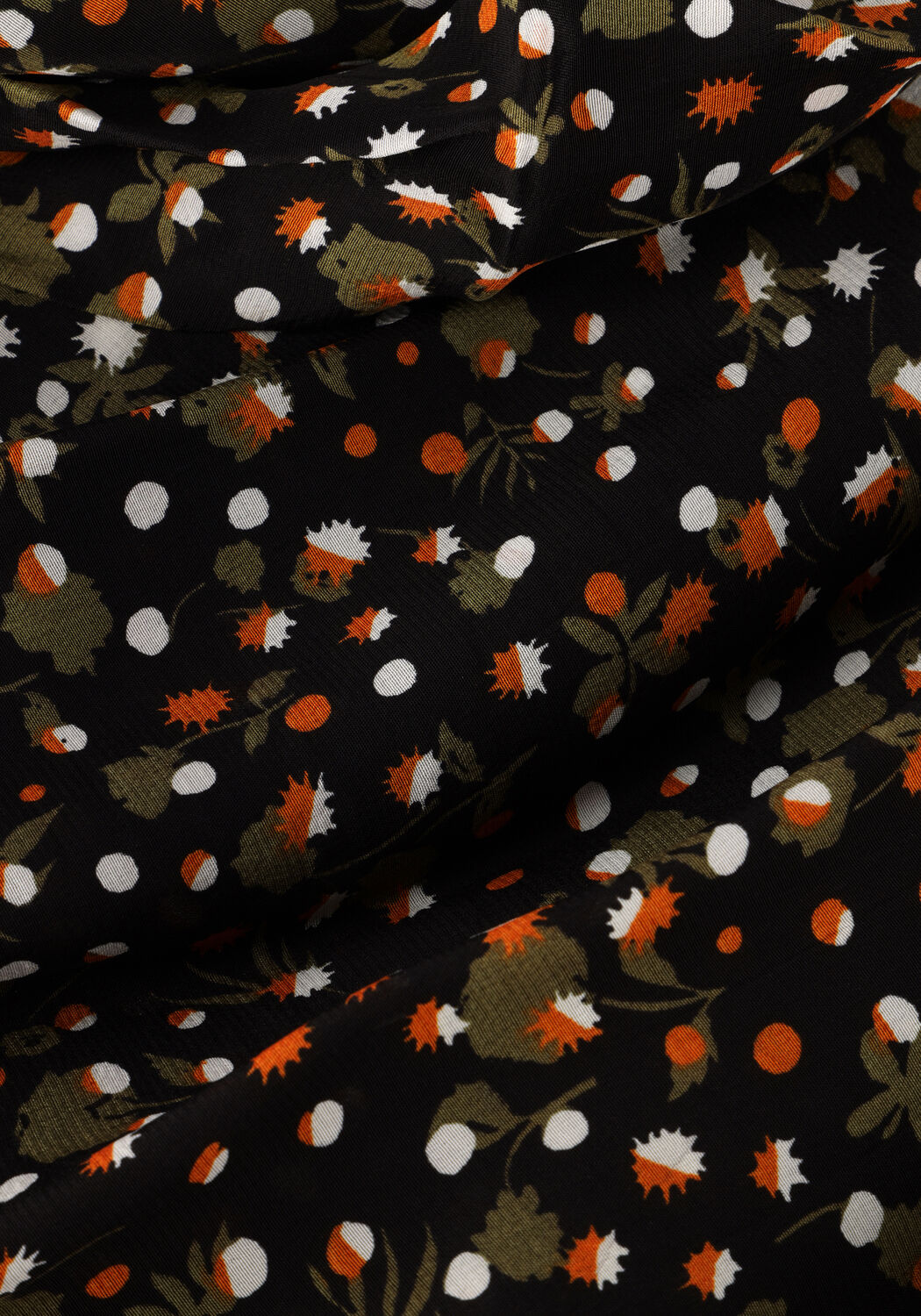 Groene SCOTCH & SODA Blouses DRAPEY SEASONAL SHIRT WITH TIES AT NECK - large