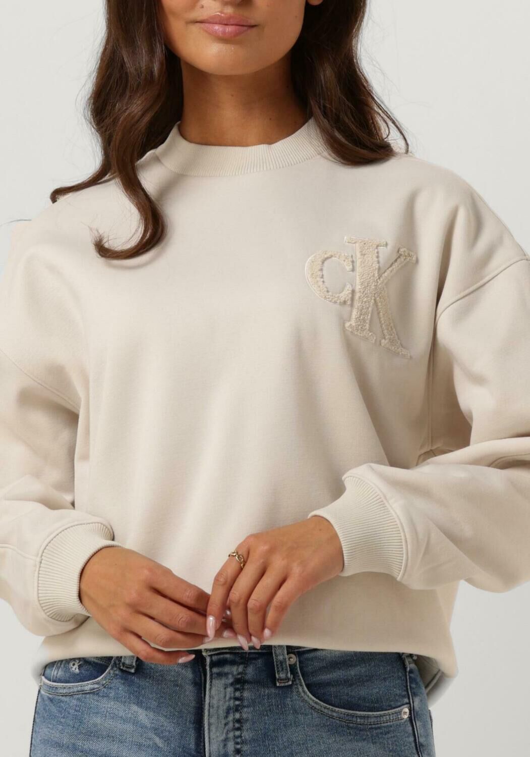Calvin klein trui wit dames best sale