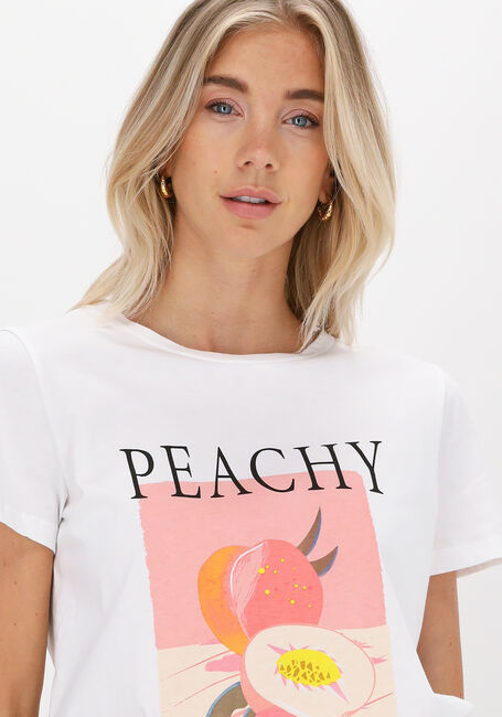 Witte NEO NOIR T-shirt PARVA FRUIT TEE - large