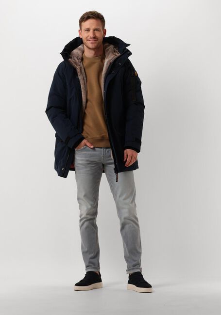 Blauwe PME LEGEND Jassen LONG JACKET ICE PILOT OTTOMAN - large