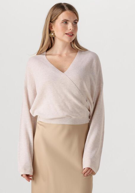 Ecru ANOTHER LABEL Trui LENA KNITTED PULL L/S - large