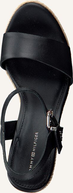 Zwarte TOMMY HILFIGER Platte sandalen TH RAFFIA HIGH HEEL Zwarte TOMMY HILFIGER Platte sandalen TH RAFFIA HIGH HEEL - large