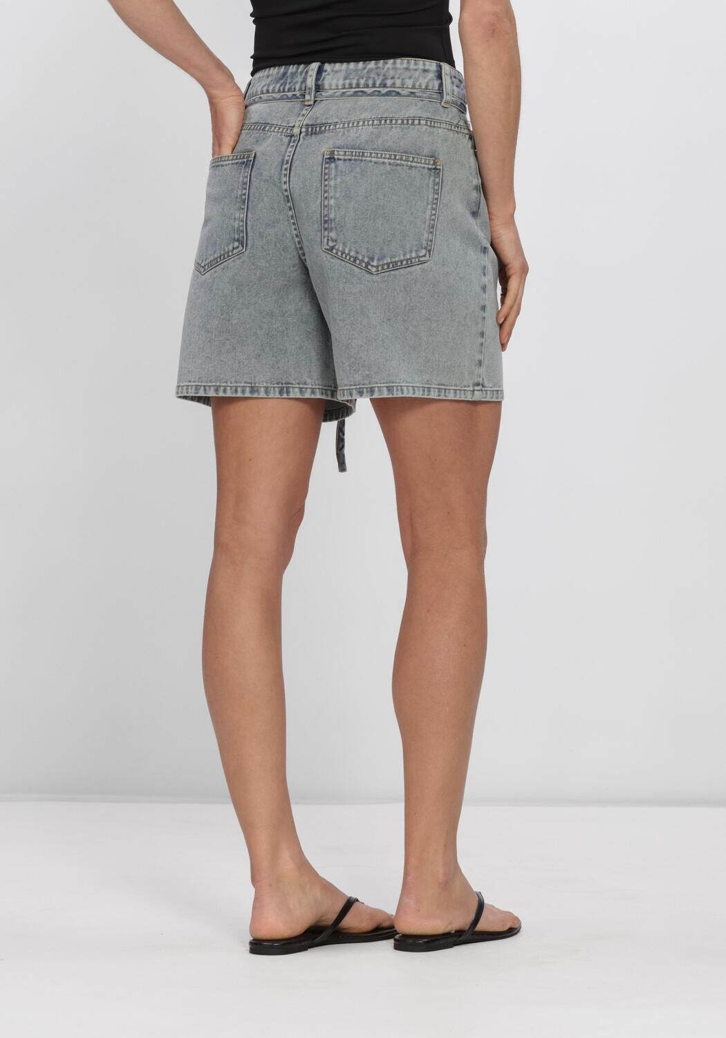 Lichtblauwe MODSTR&Ouml;M Broeken AGGIMD SHORT - large