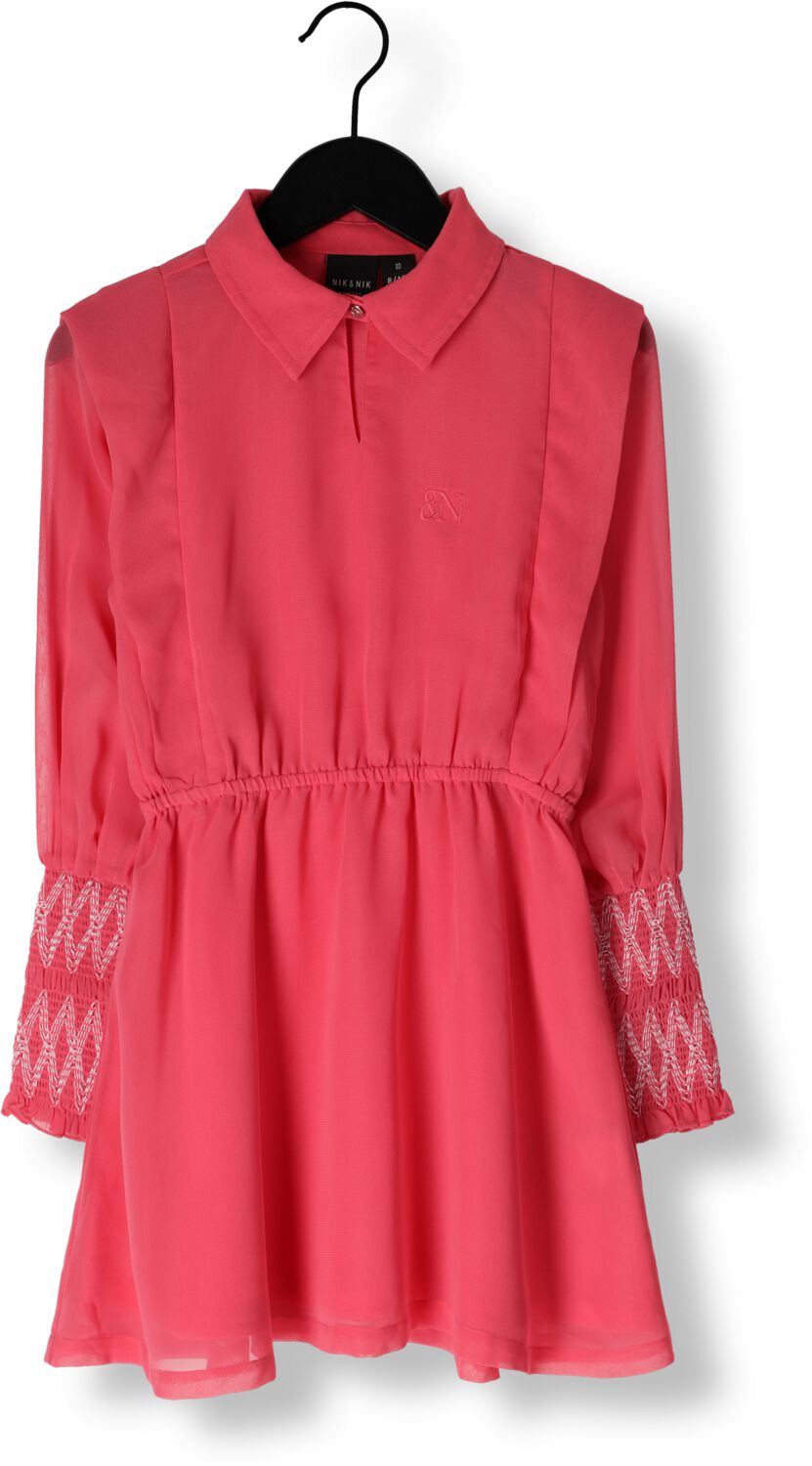 NIK & NIK Meisjes Jurken Laury Dress Roze