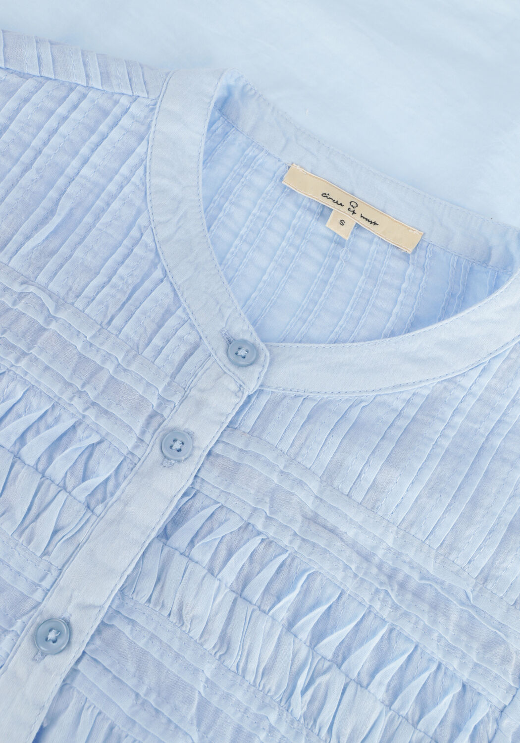 Lichtblauwe CIRCLE OF TRUST Blouses HARMONY BLOUSE - large