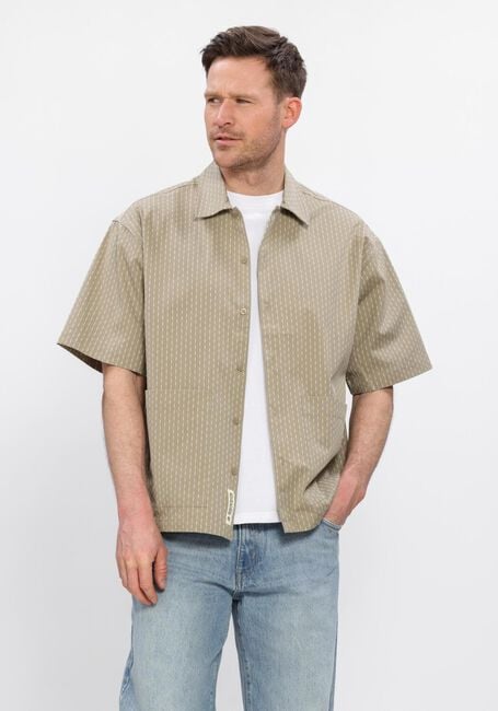 Khaki WOODBIRD Casual overhemd WBWANG SHIKO SHIRT - large