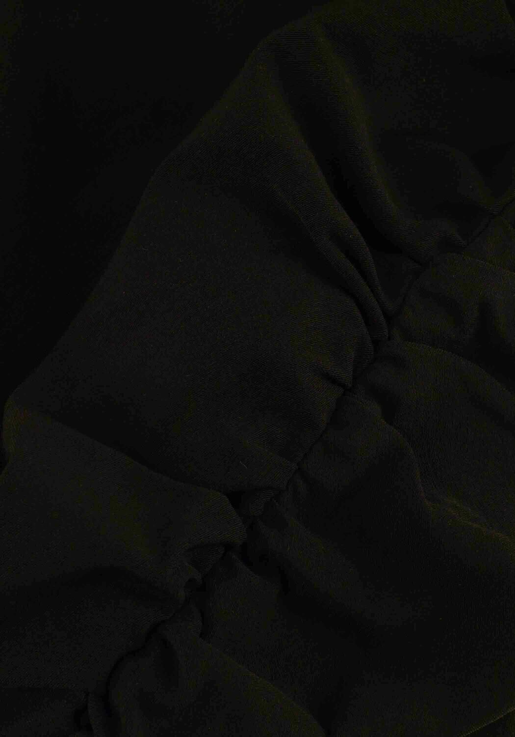 Zwarte GESTUZ Midi jurk BLINAGZ DRESS - large