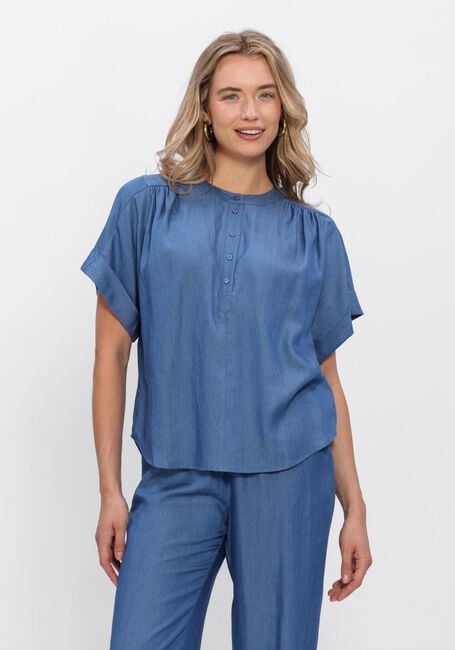 Blauwe MINUS Blouses MSMIRJA BLOUSE - large