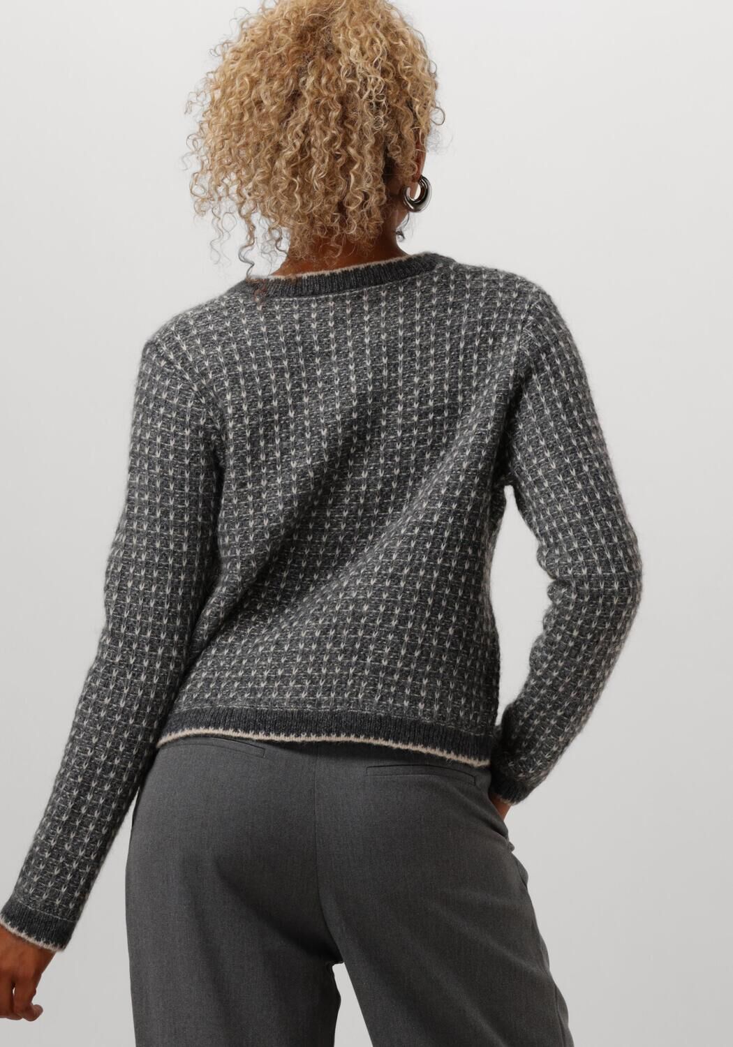 SELECTED FEMME Dames Truien & Vesten Slfsine Ls Knit Cardigan Donkergrijs