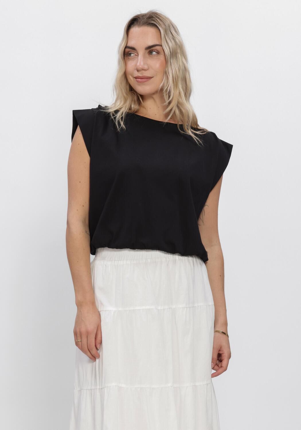 Zwarte SUNCOO T-shirt MARCHA - large