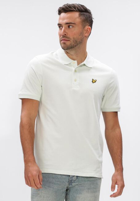 Lichtblauwe LYLE & SCOTT Polo PLAIN POLO SHIRT - large