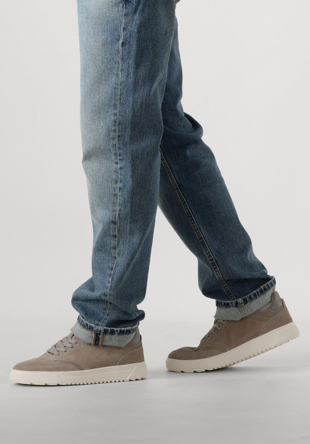 Grijze HUB Lage sneakers ROYAL-S VELVET - large