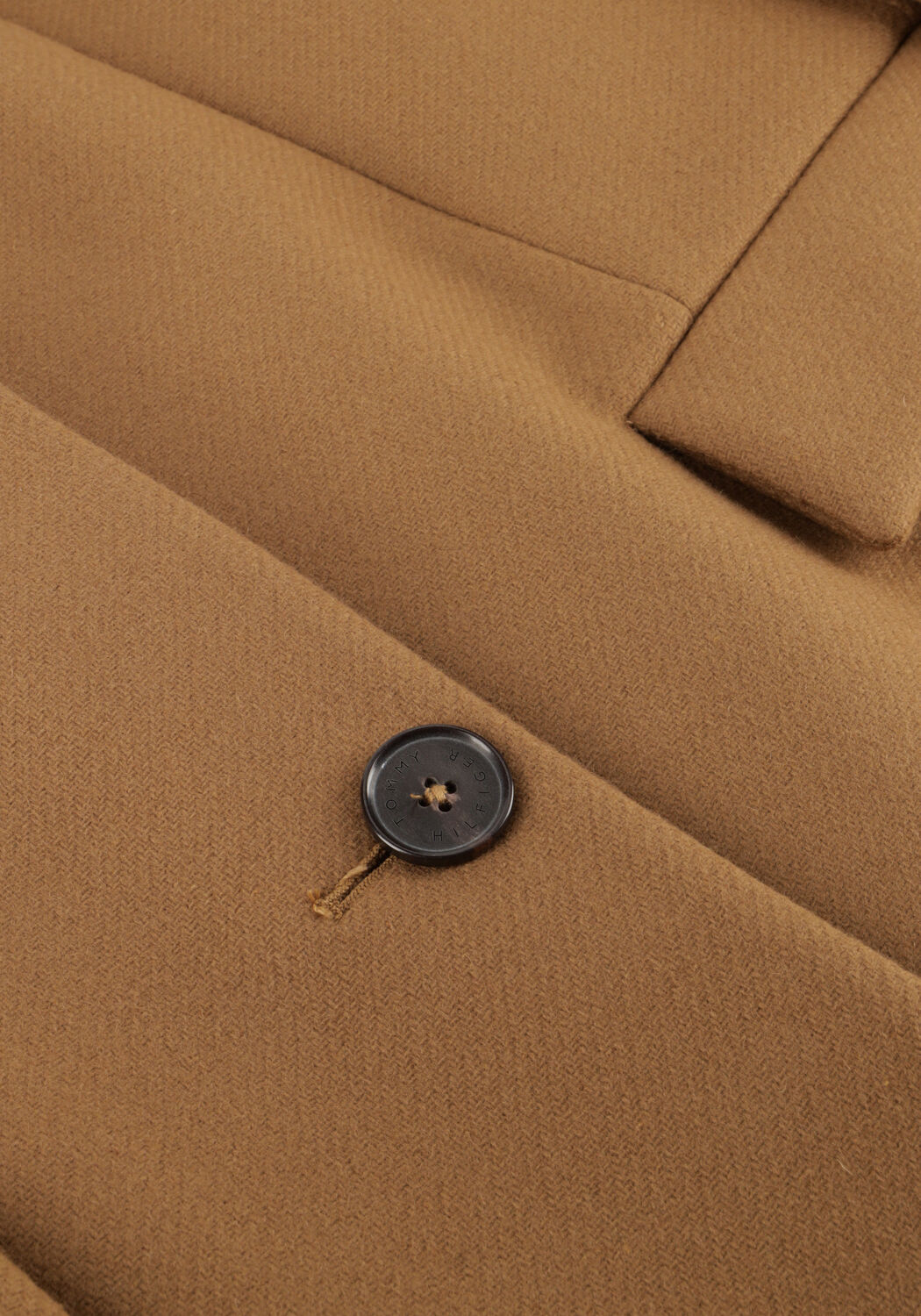 Camel TOMMY HILFIGER Mantel CLASSIC SB WOOL REG MAXI COAT - large