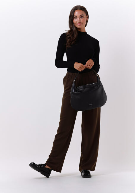 Zwarte MODSTR&Ouml;M T-shirt KROWN LS T-NECK - large