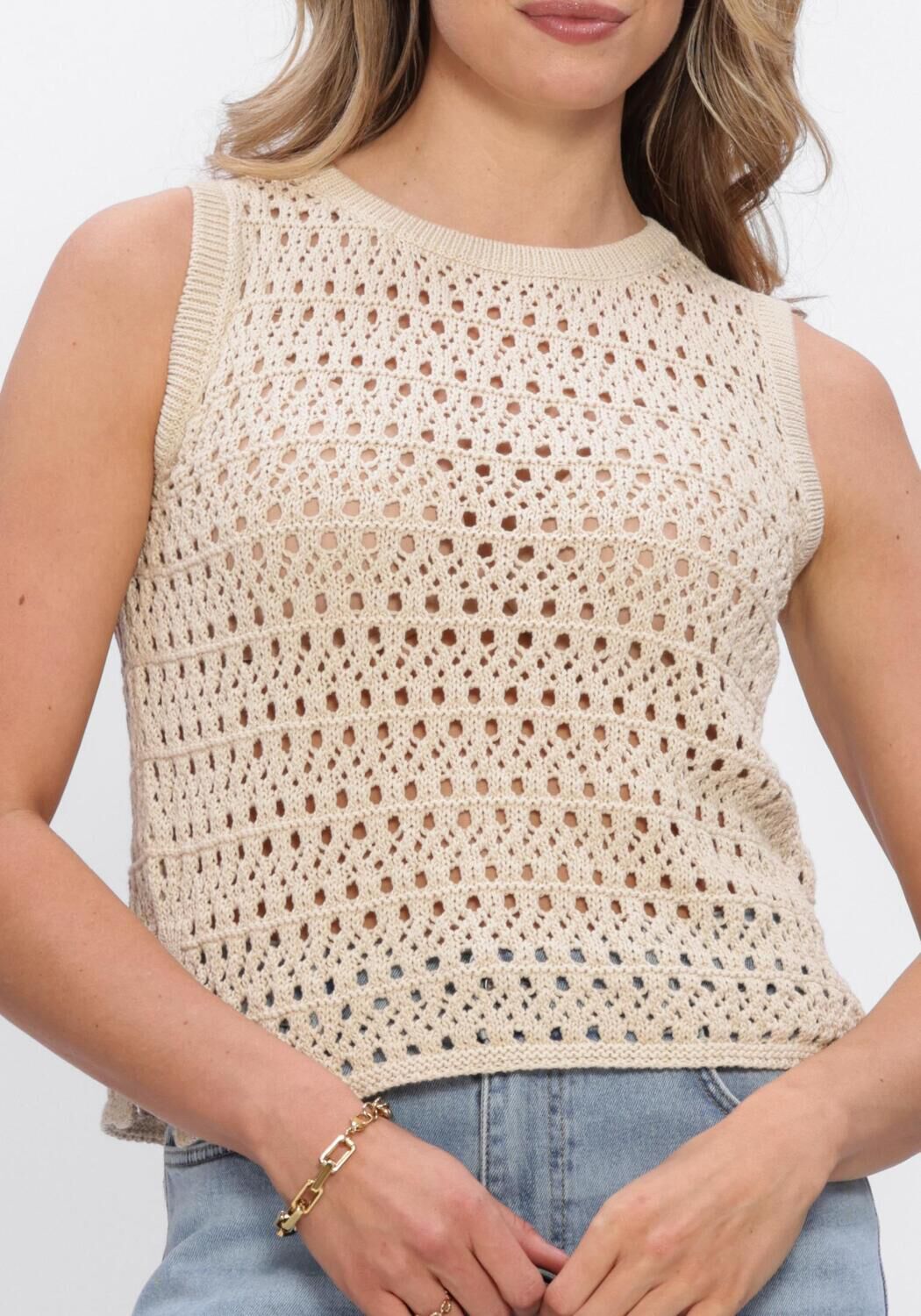 Zand MODSTR&Ouml;M Tops & T-shirts VESTERMD TOP - large