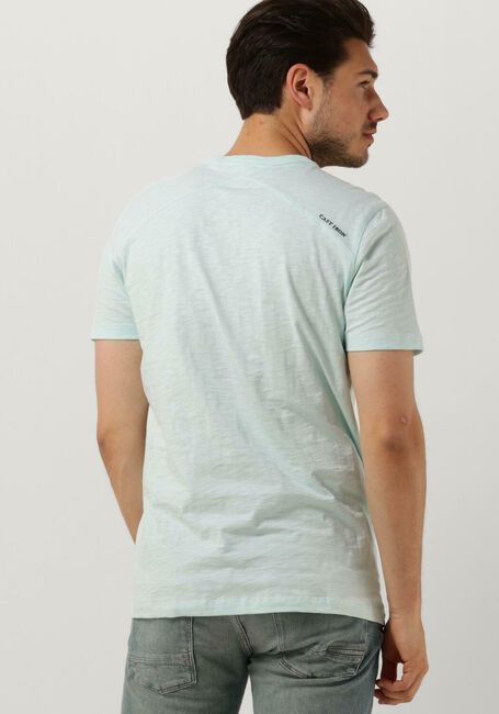 Blauwe CAST IRON T-shirt SHORT SLEEVE R-NECK SLUB JERSEY - large