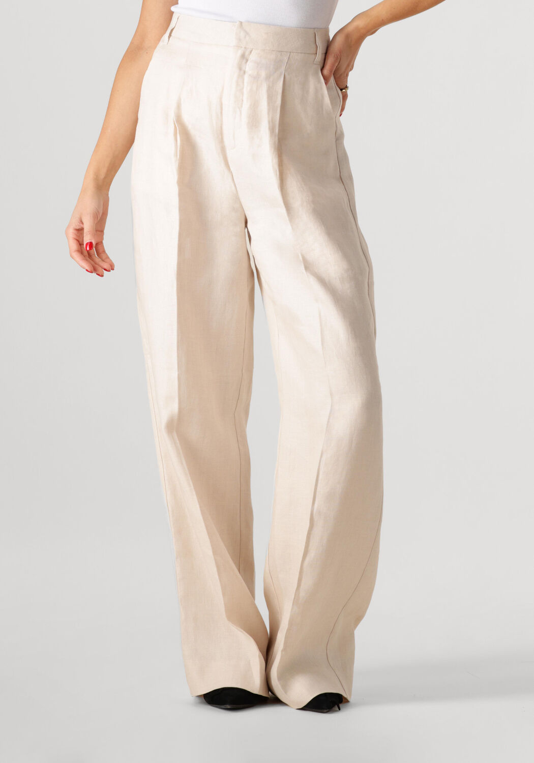 COPENHAGEN MUSE Dames Broeken Nature White Pant Ecru
