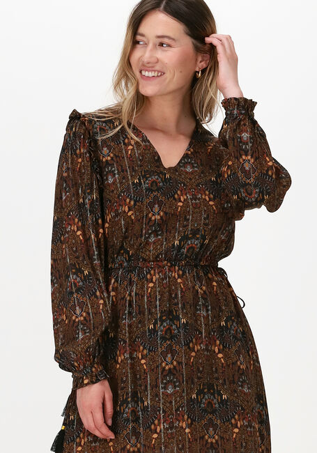 Bruine MKT STUDIO Midi jurk RAKELA - large