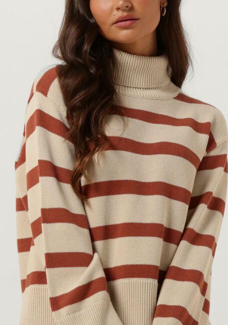 Creme MODSTRÖM Trui CORBINMD STRIPE T-NECK - large
