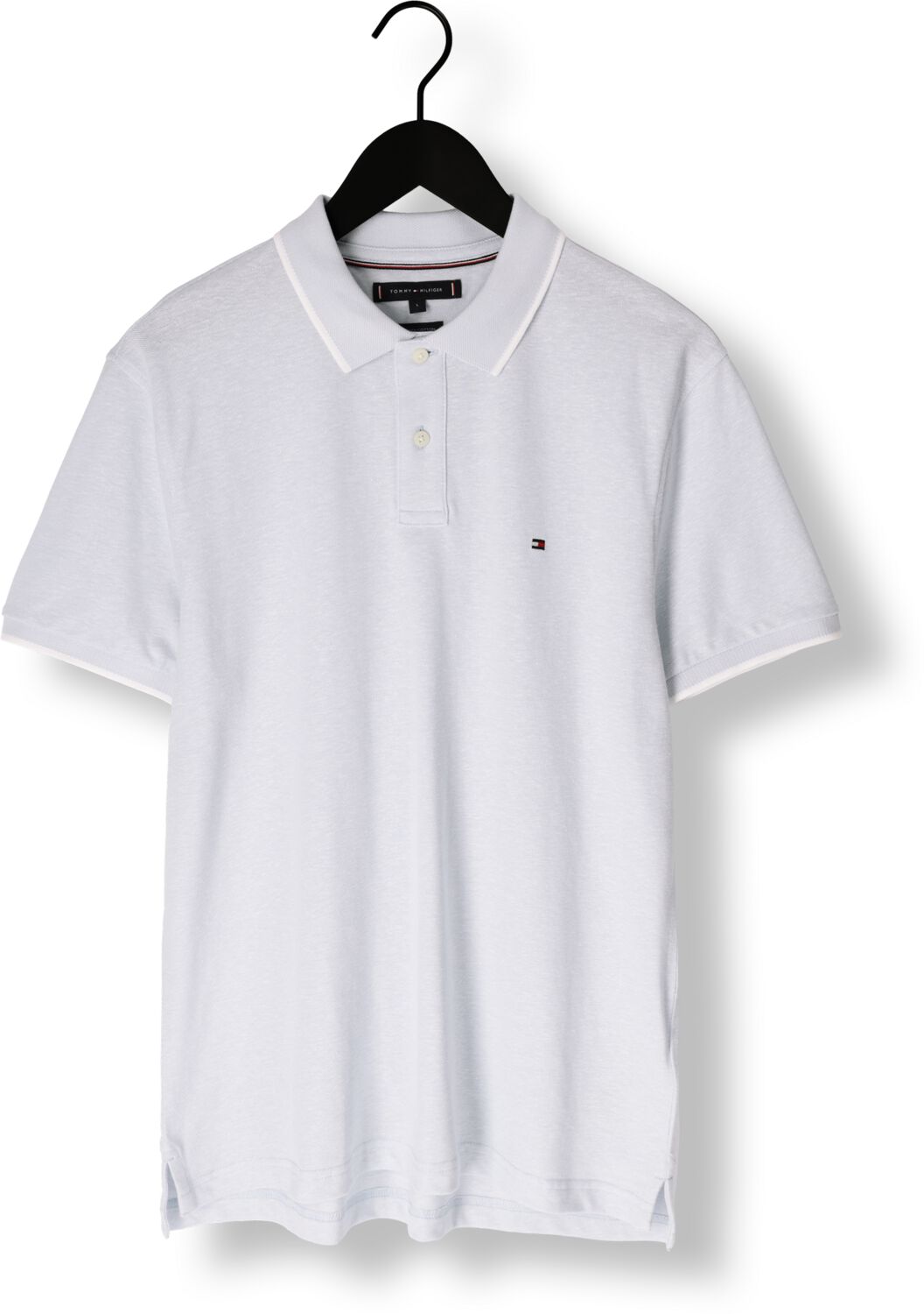 TOMMY HILFIGER Heren Polo's & T-shirts Linen Pique Reg Polo Lichtblauw