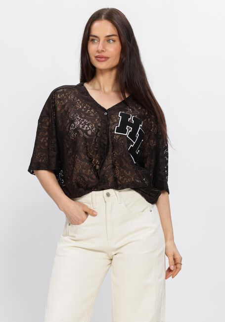 Bruine HAUTE L'AMITI&Eacute; Top COURT LACE TEE - large