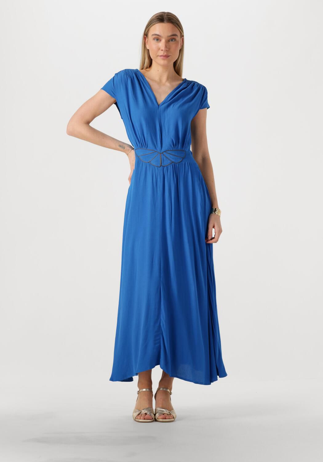 LOUIZON Dames Jurken Fayence Blauw