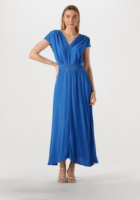 Blauwe LOUIZON Maxi jurk FAYENCE - large