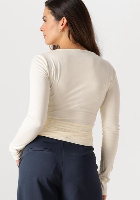 Gebroken wit NEO NOIR Vest NIA JERSEY WRAP BLOUSE - large