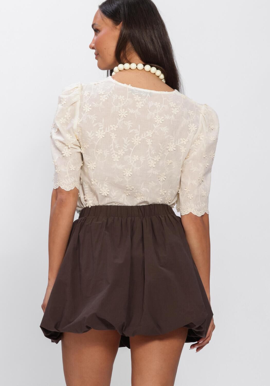 Ecru YDENCE Tops & T-shirts TOP FLORENCE - large
