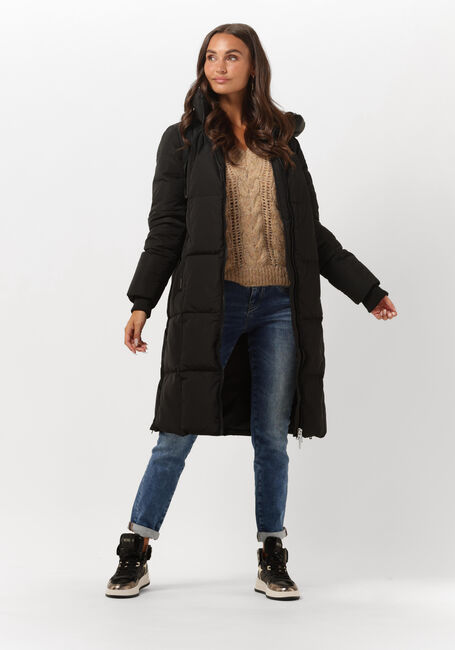 Zwarte MOS MOSH Gewatteerde jas NOVA SQUARE DOWN COAT - large
