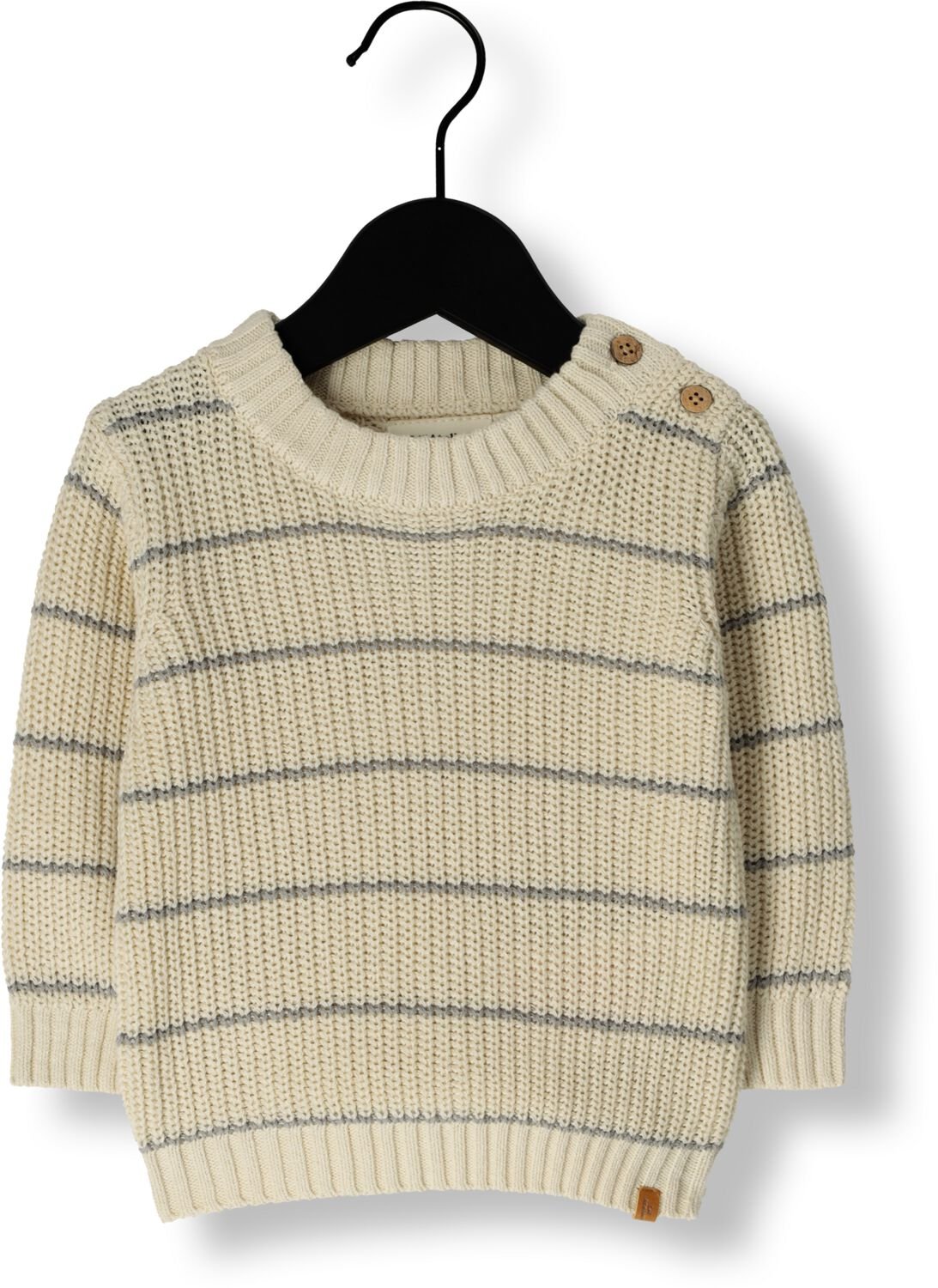 LIL' ATELIER Baby Truien & Vesten Nbmelen Ls Knit Stripe Lil Ecru