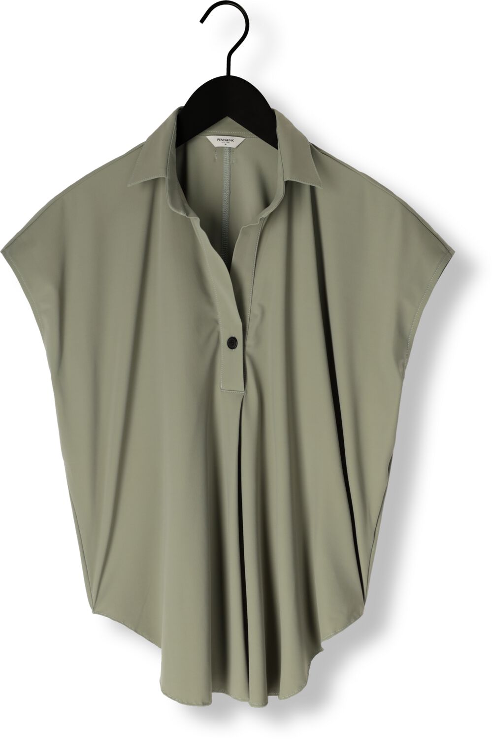 PENN & INK Dames Blouses Blouse Khaki