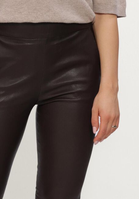 Bruine STUDIO AR Broeken SORAYA STRETCH PLONGE - large