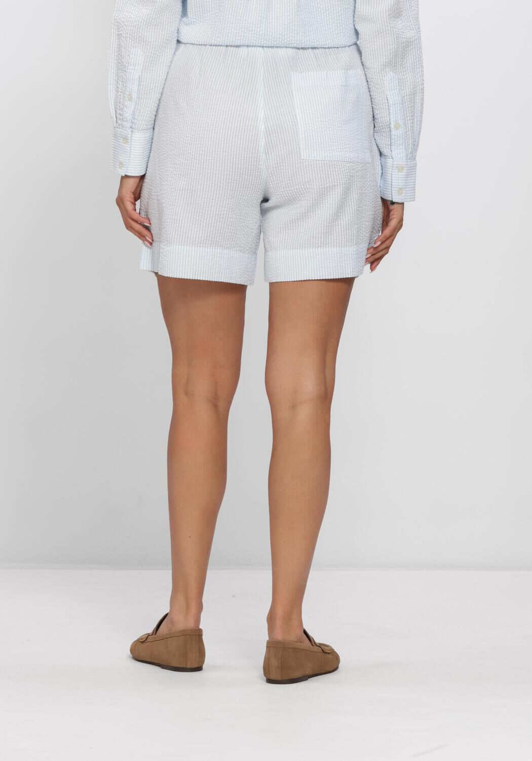 Zand MSCH COPENHAGEN Broeken MSCHFELICITY HW SHORTS STP - large