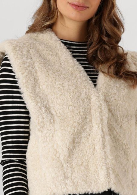 Witte CATWALK JUNKIE Gilet TEDDY BODY WARMER - large
