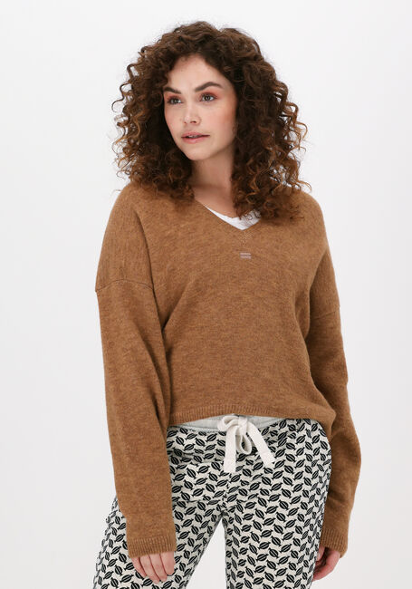 Cognac 10DAYS Trui V-NECK SWEATER - large