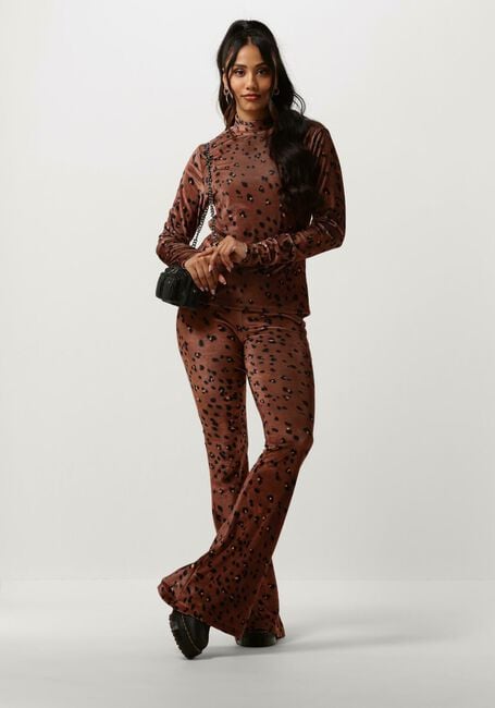 Bruine CATWALK JUNKIE Flared broek TR MEGAN - large