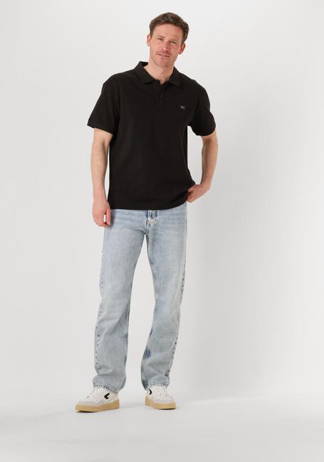 Zwarte CALVIN KLEIN Polo WOVEN LABEL POLO - large