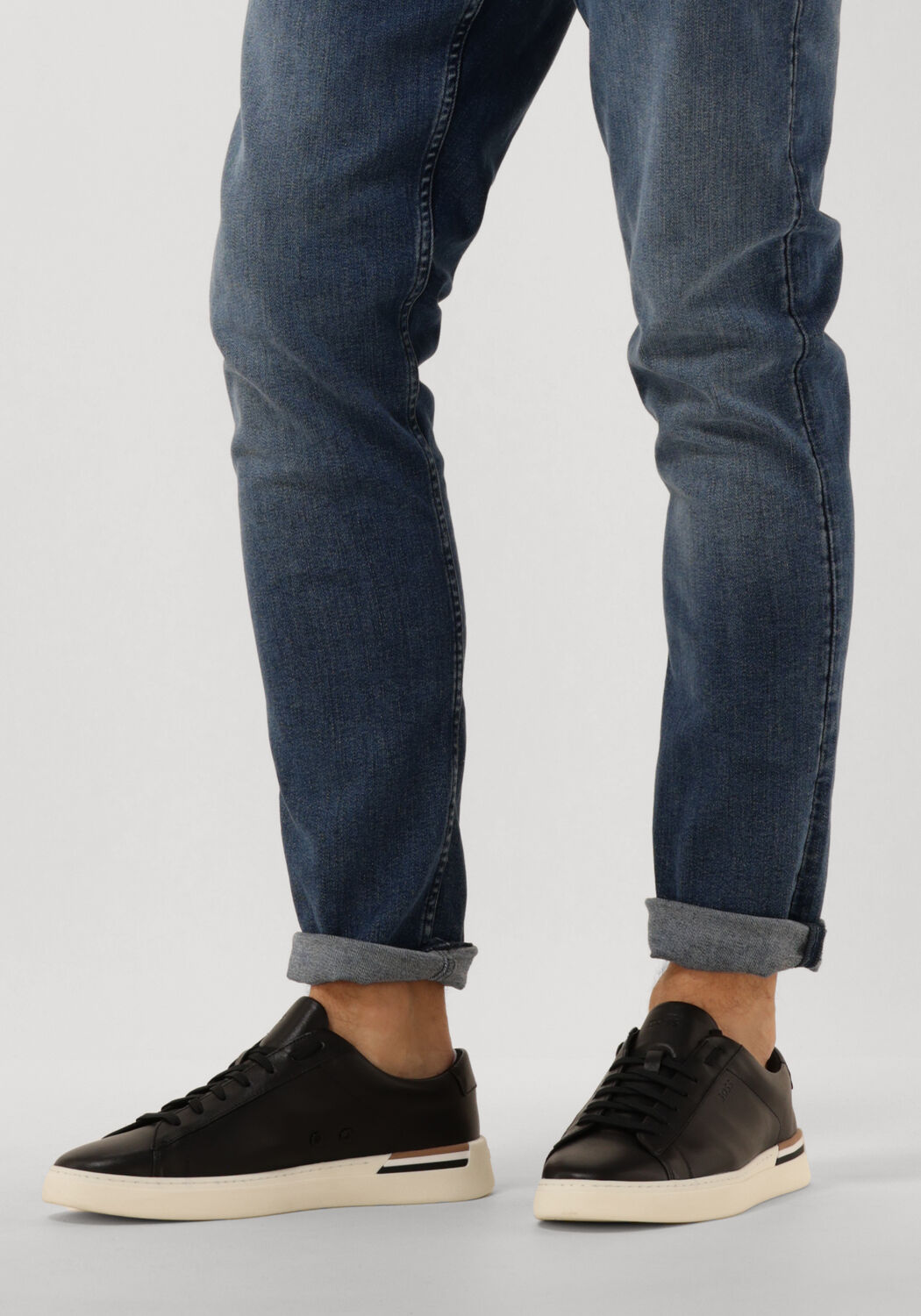 Zwarte BOSS Lage sneakers CLINT TENN - large