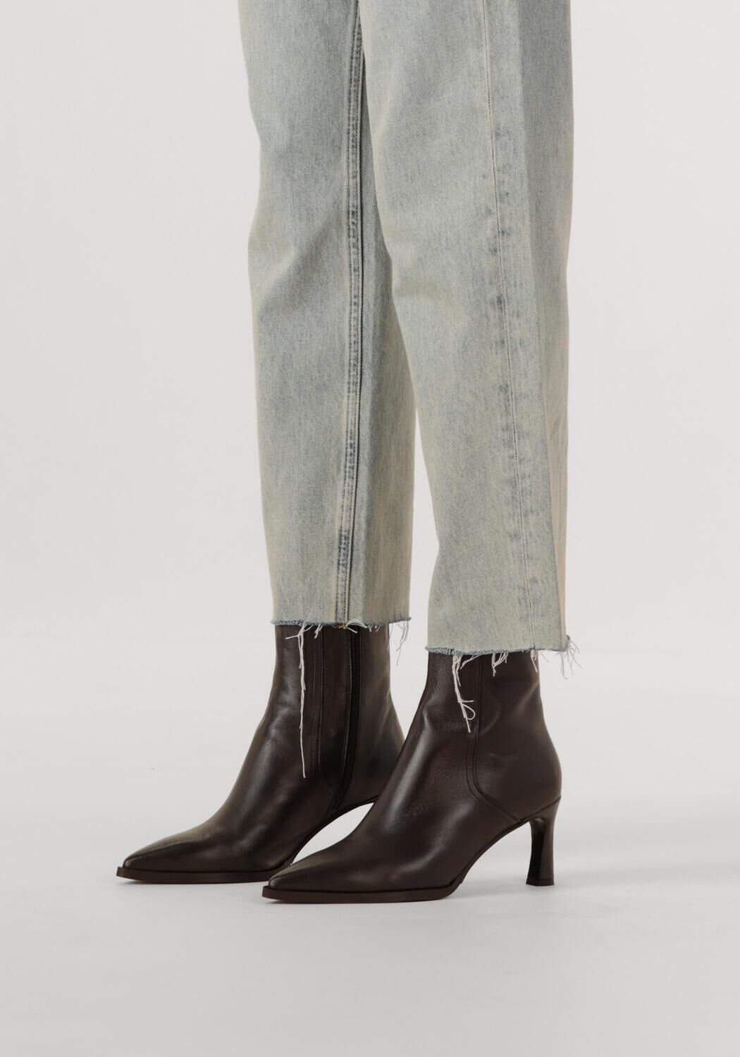 Bruine LINA LOCCHI Enkellaarsjes AV 136 LIS - large