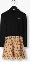 Beige NONO Mini jurk MERLE GIRLS MIXED DRESS SAND - medium