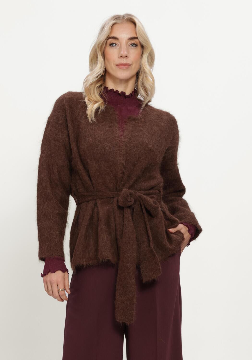 INWEAR Dames Truien & Vesten Pelloiw Cardigan Bruin