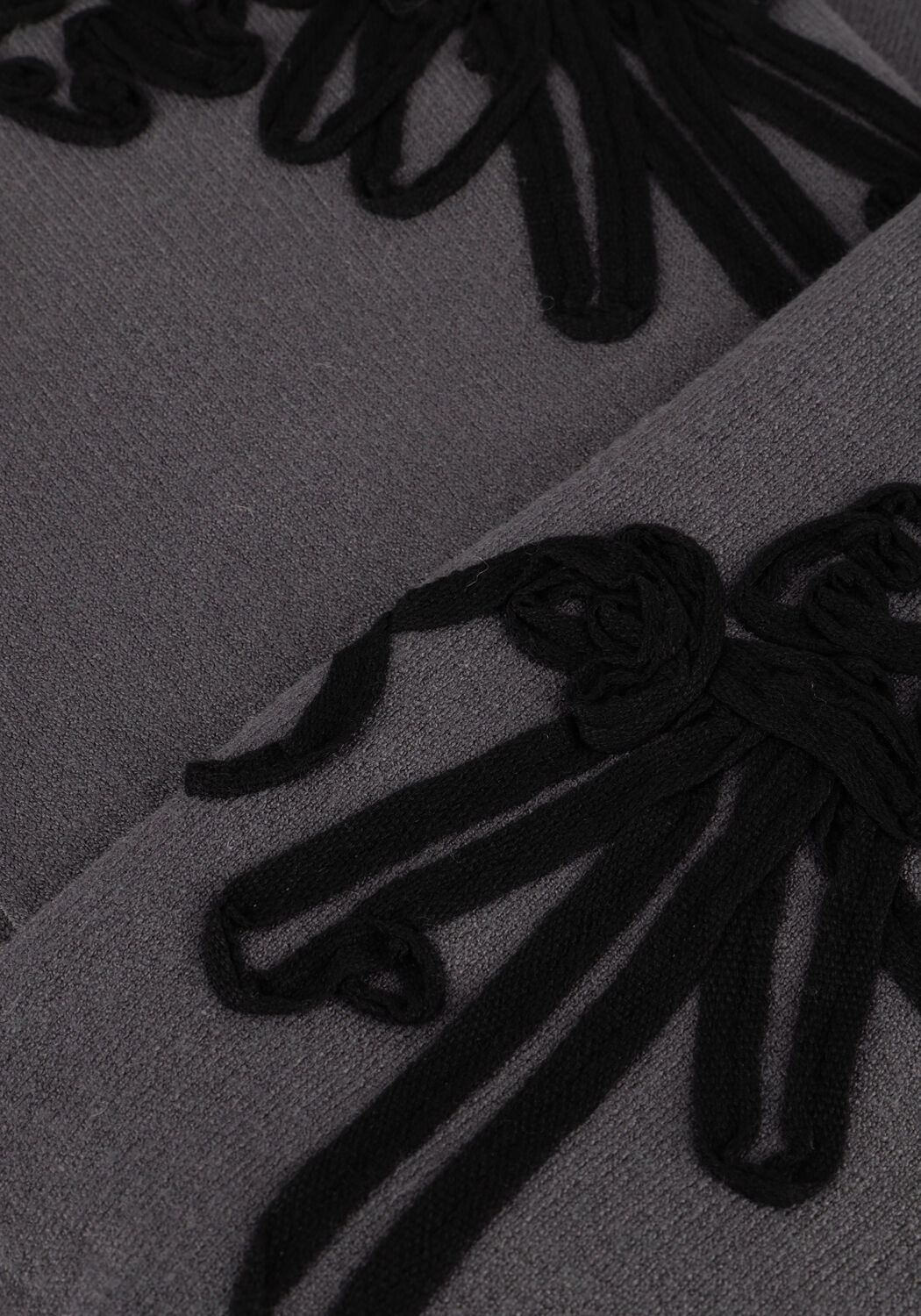 Grijze OBJECT Trui OBJJOANA L/S KNIT PULLOVER - large