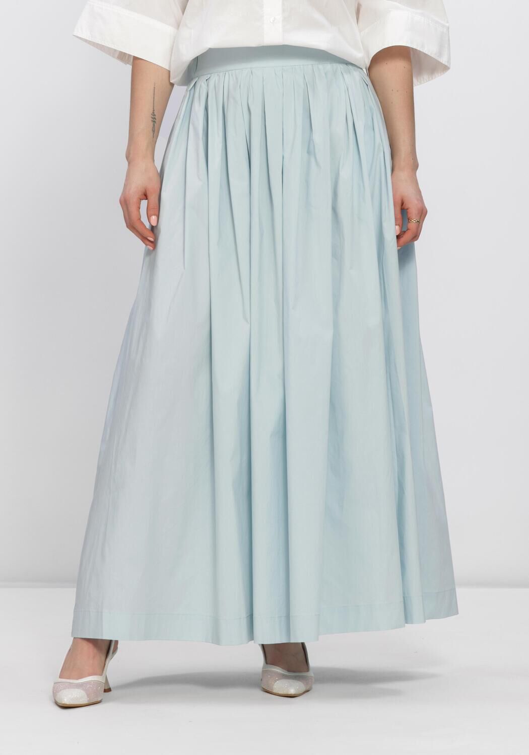 Donkerblauwe OBJECT Midirok OBJPAIGE  HW SKIRT - large