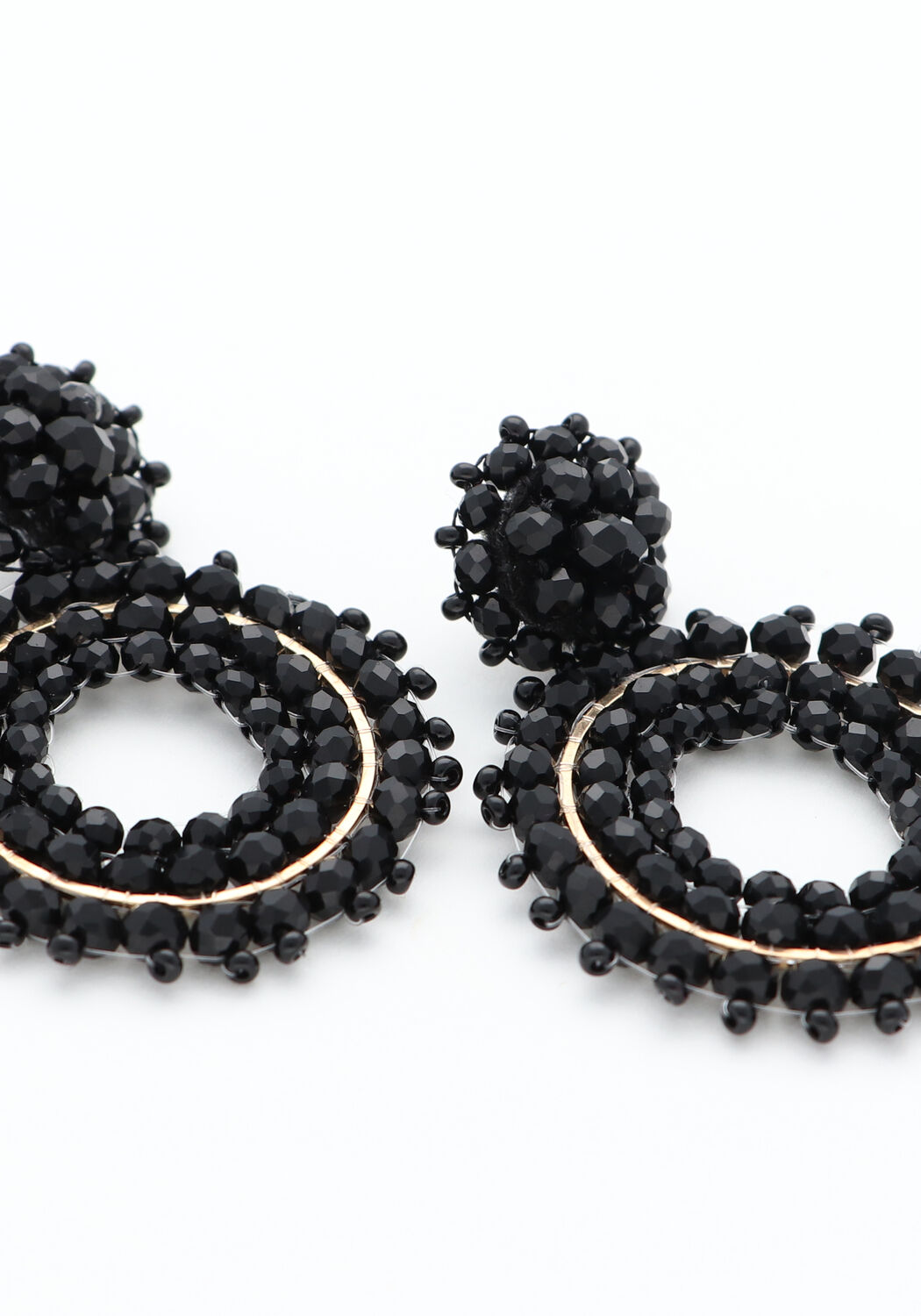 Zwarte PAULIE POCKET Oorbellen LIVA EARRINGS - large