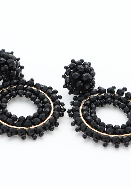 Zwarte PAULIE POCKET Oorbellen LIVA EARRINGS - large