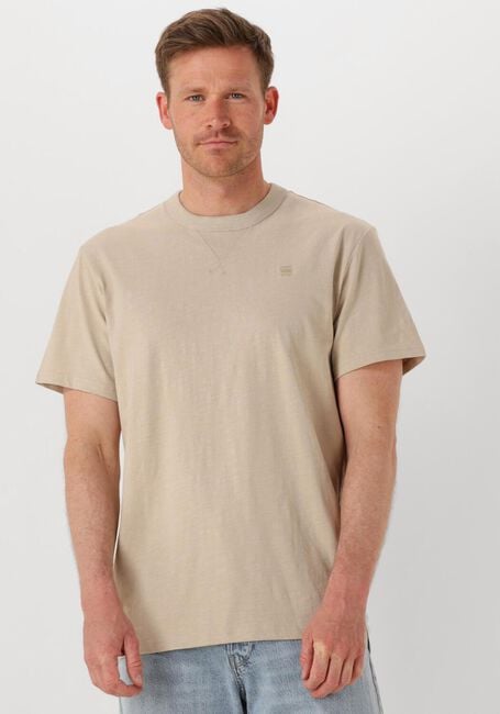 Beige G-STAR RAW T-shirt NIFOUS R T - large