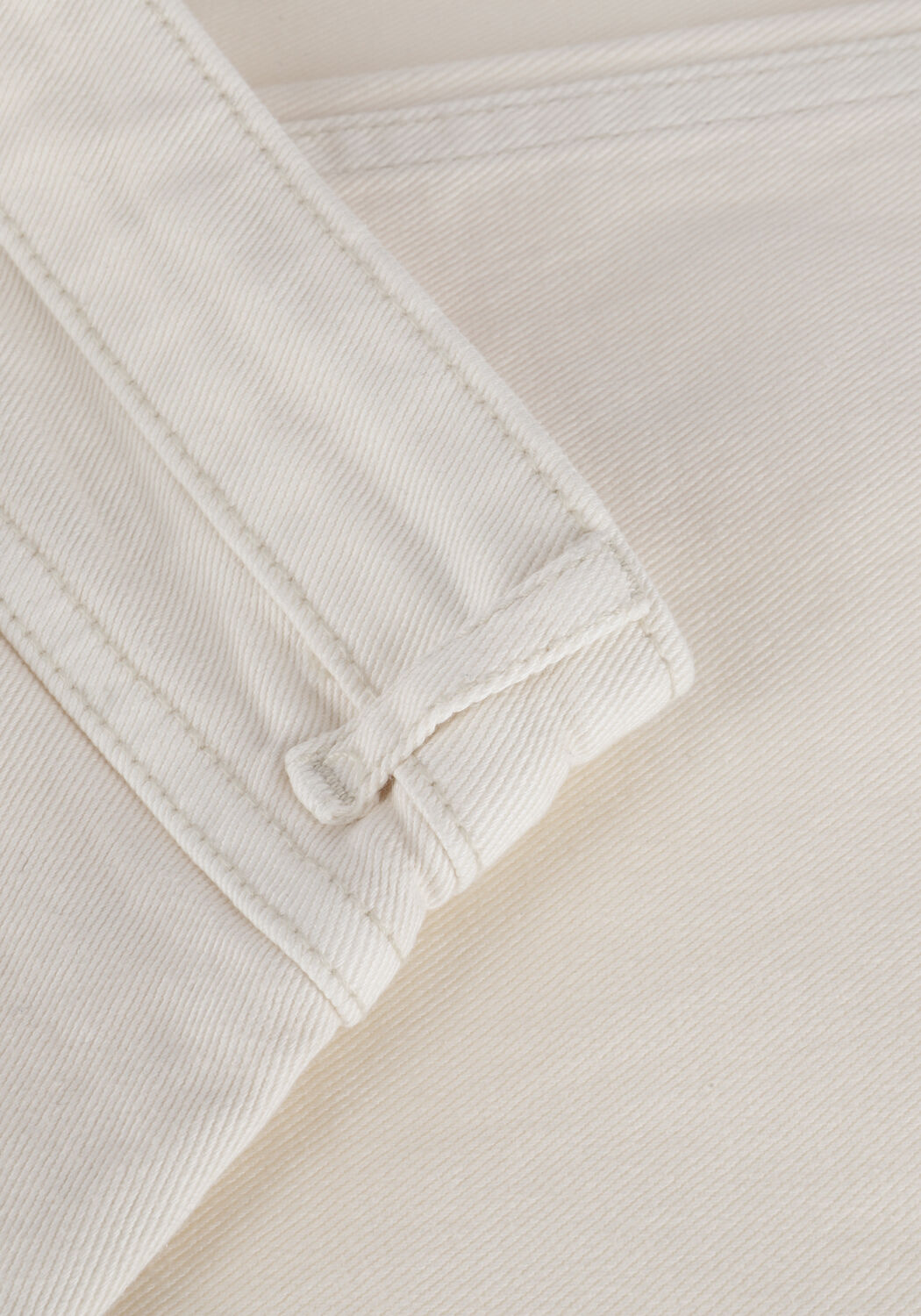 Ecru MSCH COPENHAGEN Straight leg jeans ADRINA MELANIE ANKLE PANTS - large